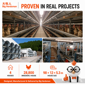 Sistema de Jaulas para Cría de Aves de Corral, Equipo de Jaulas para Cría de <span class=keywords><strong>Gallinas</strong></span> <span class=keywords><strong>y</strong></span> <span class=keywords><strong>Gallos</strong></span> con Emparejamiento Natural - Product Image 4