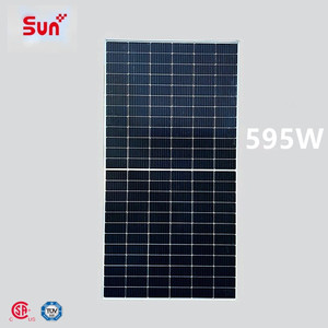 SUNPLUS Competitive SR4-72HNH 595W N-Type Bifacial Solar Modules for Solar Plant with 25 Years Warranty 23.4% Efficiency - Product Image 1