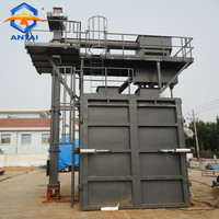 ATHI Q32 Machine de sablage électrique automatique de type table avec pompe moteur, table rotative sur chariot, capacité 30000 kg, contrôlée par PLC, haute performance