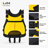 Gilet de sauvetage en néoprène NBR 150N pour le rafting en eaux vives, le kayak, le canyoning et le sauvetage aquatique commercial
