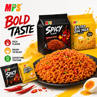 Mie Ramen OEM Kemasan Grosir Rasa Ayam Super Pedas / Rasa Telur Asin Haccp Mie Instan