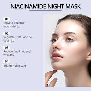 Niacinamide Sleep Moisturizing Mask <b>Brightens</b> Dark Spots Hydrates Deeply Locks Moisture All Skin Types No-Rinse Night Use 60g - Product Image 3