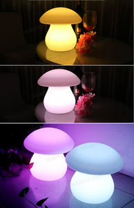2023 décoration Simple lampes de chevet/mode lampe de Table en plastique décor de chambre lampe champignon - Product Image 3