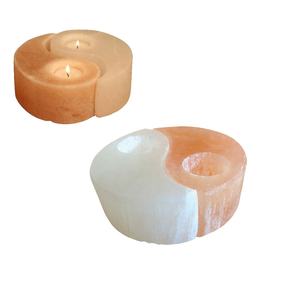 High Quality Ying Yang Tea Light With Packing Himalayan Pink Salt Tea Light-Sian Enterprises - Product Image 1