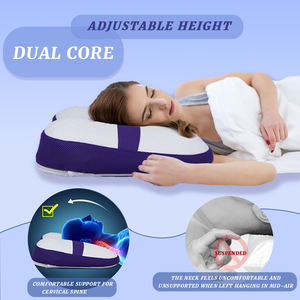 4D alto supporto rimovibile lavabile alto rimbalzo Vermicelli polimero aria nido Poe materiale cuscino per il collo - Product Image 4