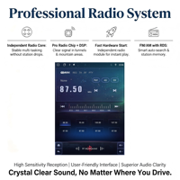 Radio para Auto con Sistema Android de 10.4 Pulgadas para Toyota Camry (2008-2011), con CarPlay Inalámbrico y Unidad Principal Android Auto