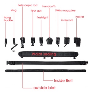 Ceinture tactique modulaire multifonctionnelle en polyester, ceinture robuste, ensemble de ceintures tactiques, cinturones tactico, ceinture de patrouille tactique rembourrée - Product Image 3