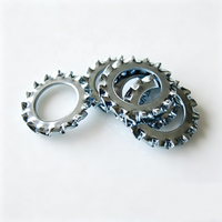 DIN6798A M10 Serrated External Tooth Washer 304 Stainless Steel Anti-Loosening Lock Washer
