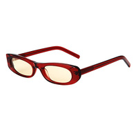 Lunettes de soleil ovales classiques en acétate, modèle de luxe, nouveau design, tendance rétro haut de gamme, petite monture en acétate, personnalisées 2025