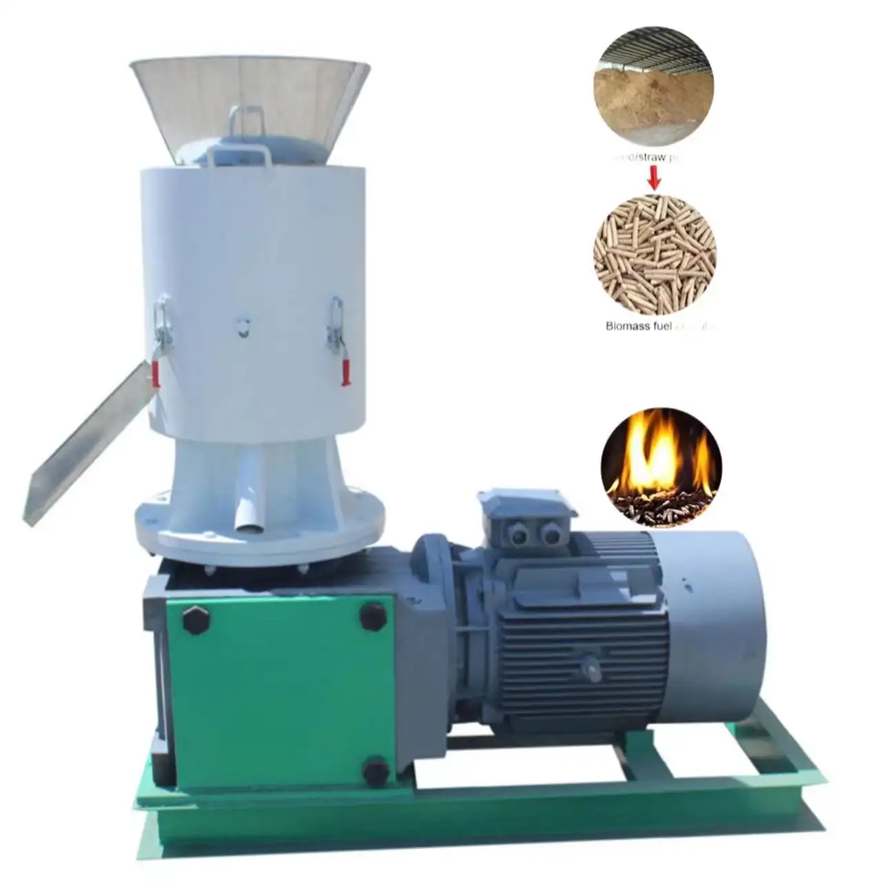 Эффективная и дешевая малогабаритная машина для изготовления гранул из дерева