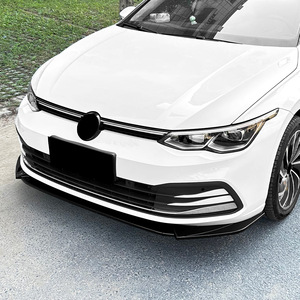 Amp-Z Front Bumper Lip Splitter Carbon Fiber Texture Matte Finish For Volkswagen Golf MK8 2020-2024 - Product Image 3