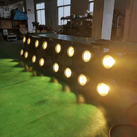 Lumière de scène LED COB à 4 yeux 4X100W, blanc froid, blanc chaud, 2 en 1, IP65, étanche