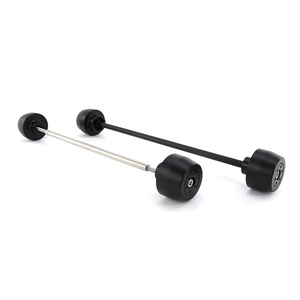 Protector de Eje Delantero y Trasero para Motocicleta Waximoto Compatible con <span class=keywords><strong>Triumph</strong></span> <span class=keywords><strong>Street</strong></span> <span class=keywords><strong>Triple</strong></span> 765 R RS 660 <span class=keywords><strong>S</strong></span> - Product Image 1