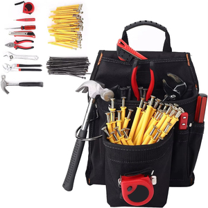 Ceintures <span class=keywords><strong>porte</strong></span>-outils 16 poches avec bretelles et pochettes détachables Ceinture <span class=keywords><strong>porte</strong></span>-outils de soutien du dos de l'homme Combo personnalisable OEM et ODM - Product Image 4