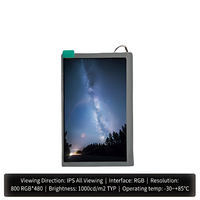 Module LCD TFT IPS TMK 5 pouces 800x480 1000 Nits lisible en plein soleil Interface RGB -30~+85 Montage encastré Rétroéclairage LED pour