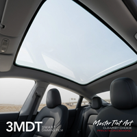Película Inteligente para Ventanas 3MDT, Película para Techo Eléctrica con Atenuación para Tesla Model Y Juniper, 12V 24V