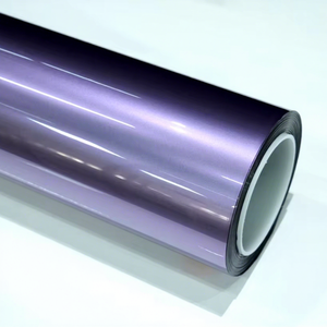 KUBN Glänzende Trendige Lila 1,52*15 Highlight, Farbwechsel, Automatische Reparatur TPU PPF Autofenster-Tönungsfolie, Autokarosserie-Farbwechselfolie - Product Image 1