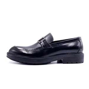 Dreamy Stark <b>Men</b> Thick-soled Genuine Leather Loafers Stitched Handmade Custom Cow Leather Slip-on <b>Men</b> <b>Dress</b> Shoes Leisure Office - Product Image 4