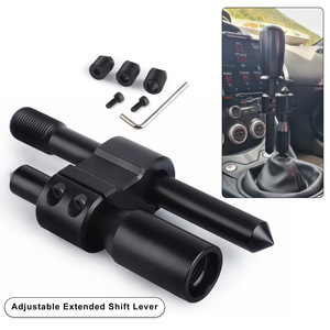 Aluminum H Type Shift <b>Knob</b> Universal Car Manual Transmission <b>Adjustable</b> Lengthening Heightening - Product Image 2