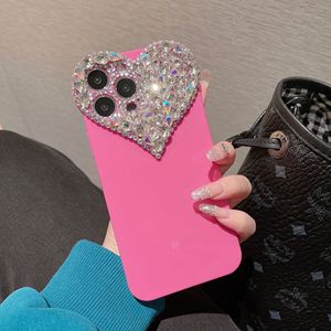 Accessoires de téléphone Bling en forme de coeur à la mode pour <span class=keywords><strong>Apple</strong></span> pour <span class=keywords><strong>iPhone</strong></span> 17 Pro Max <span class=keywords><strong>coque</strong></span> de téléphone 16 15 Plus 14 13 X - Product Image 6