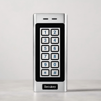 Clavier de contrôle d'accès EM autonome IP66 en métal anti-vandalisme, compatible WG, OEM disponible pour les projets commerciaux de portails et de portes