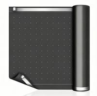 Membrane d'isolation pour maison en PE écologique moderne avec logo imprimé, 80~220 g/m², pour mur