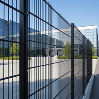 Valla 868 con 2.5m de altura y postes de 60x60mm para uso comercial