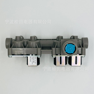 โซลินอยด์วาล์วเครื่องซักผ้า FcF-12-G5 วาล์วน้ำแบบท่อยาวหนึ่งทางเข้าสี่ทางออกสำหรับอะไหล่เครื่องซักผ้า - Product Image 1