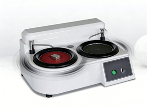 Sxyt-2 Double-disk Grinding and Polishing Machine - Laboratory Surface Finishing Equipment with <b>Wooden</b> Case Packaging - Product Image 3