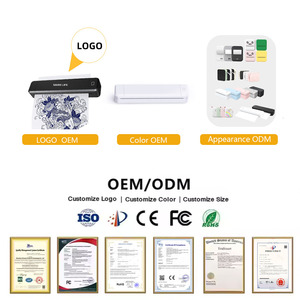 Máy in nhỏ gọn mini A4 sử dụng giấy nhiệt, kết nối không dây Bluetooth cho điện thoại/máy tính bảng/máy tính - Product Image 4