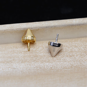 จี้ทรงกรวยเงินแท้ S925 สำหรับใส่ไข่มุกขนาด 10-13 มม. รุ่น JG5194 อุปกรณ์เปล่าสำหรับงาน DIY ออกแบบเครื่องประดับ - Product Image 3