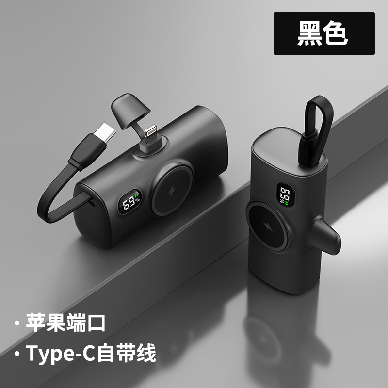 สีดำ (รูปร่างแอปเปิ้ลหัว typec บรรทัด)