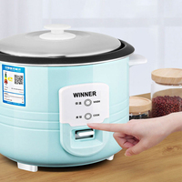 Cuisinière à riz électrique portable 2L/3L/5L à prix de gros, avec tasse à mesurer et cuve antiadhésive pour restaurants et usage domestique
