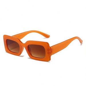 Lunettes de soleil QM pas chères pour femmes, avec logo personnalisé, monture large, pour hommes, vente en gros, rectangulaires, mode vintage, pour femmes - Product Image 3