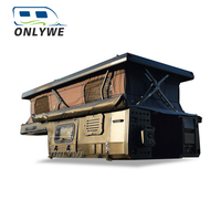 ONLYWE Caravane en aluminium pour pick-up |   Camper de camion sur mesure pour expéditions, prenant en charge les services OEM/ODM avec un design de plan 3D gratuit