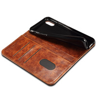 Étui de téléphone magnétique de luxe, étui à rabat en cuir, porte-cartes détachable, housse pour iPhone 16 15 14 13 12 Pro Max Plus Mini