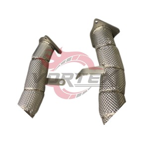 ท่อลงแคท Vortex 304 High Flow สำหรับ Porsche Macan S GTS 3.0T V6 ปี 2018–2024 พร้อมแผ่นกันความร้อน ไม่แสดงไฟเตือน Check Engine - Product Image 4