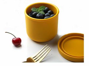 Recipientes Apilables de Plástico para Almacenamiento de Alimentos con Tapas, Redondos, para Refrigerador, Preparación de Comidas, Caja para Frutas - Product Image 2