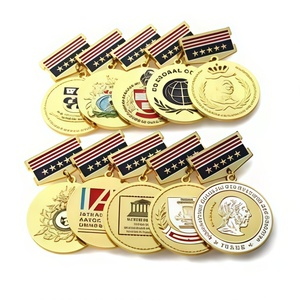 Médaille de Victoire Prestigieuse en Relief 3D Plaquée Or avec Ruban pour Championnat Sportif et Prix de Marathon - Product Image 5