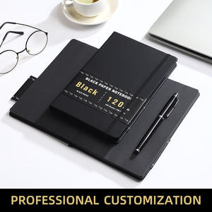 Carnet en papier noir créatif, <span class=keywords><strong>album</strong></span> de scrapbooking DIY, papier cartonné vierge, journal de dessin, pages noires, <span class=keywords><strong>album</strong></span> <span class=keywords><strong>photo</strong></span>, planificateur, livre d'artisanat, vente en gros - Product Image 3