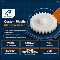 Produttori di Stampi Personalizzano OEM/ODM Ingranaggi in Plastica ad Alta Precisione in Materiale POM Componenti di Trasmissione Stampati a Iniezione