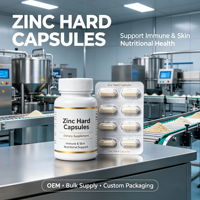 Capsules de zinc à étiquette privée OEM, formule personnalisée, complément alimentaire en gros