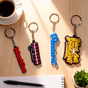 Faça seu próprio chaveiro de plástico macio 2d 3d atacado chaveiro da promoção da borracha do <span class=keywords><strong>pvc</strong></span> - Product Image 5