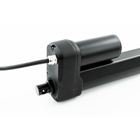 YH8-524E Aktuator Linear Listrik Mikro DC 12V Tahan Air, Kapasitas Beban 6000N, Dapat Diatur, Vertikal, Peralatan Kipas Rumah Pintar