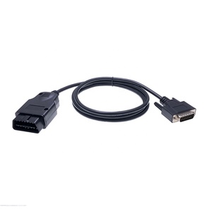 Profesional de herramientas de auto cable DB25 a obd conector macho con cerradura