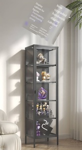 Huy Chương Bộ Sưu Tập Kệ LED Ánh Sáng Cửa Hàng Hiển Thị Trường Hợp Bia Rượu Vang Hiển Thị Handmade Cửa Kính Tủ - Product Image 5