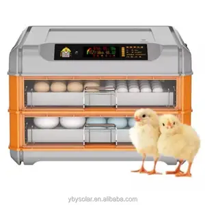 Incubateur d'oeufs de volaille à usage agricole entièrement automatique machine automatique d'écloserie de poulet grande 528 1056 oeufs