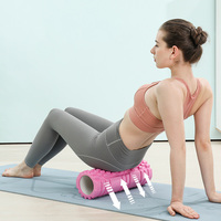 Rodillos de Espuma para Yoga de Alta Calidad, Antideslizantes, Duraderos, con Eje Hueco, Firmeza Media, Logotipo Personalizado, Masaje Muscular, Gran Venta
