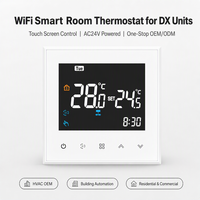 Termostato Inteligente WiFi para Unidad de Compresor DX, Controlador de Temperatura para Aire Acondicionado HVAC con Control Remoto por Aplicación Tuya