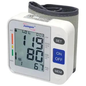 便携式手腕动脉血压监测仪，配有最佳数字灰色跳线JPD-900W